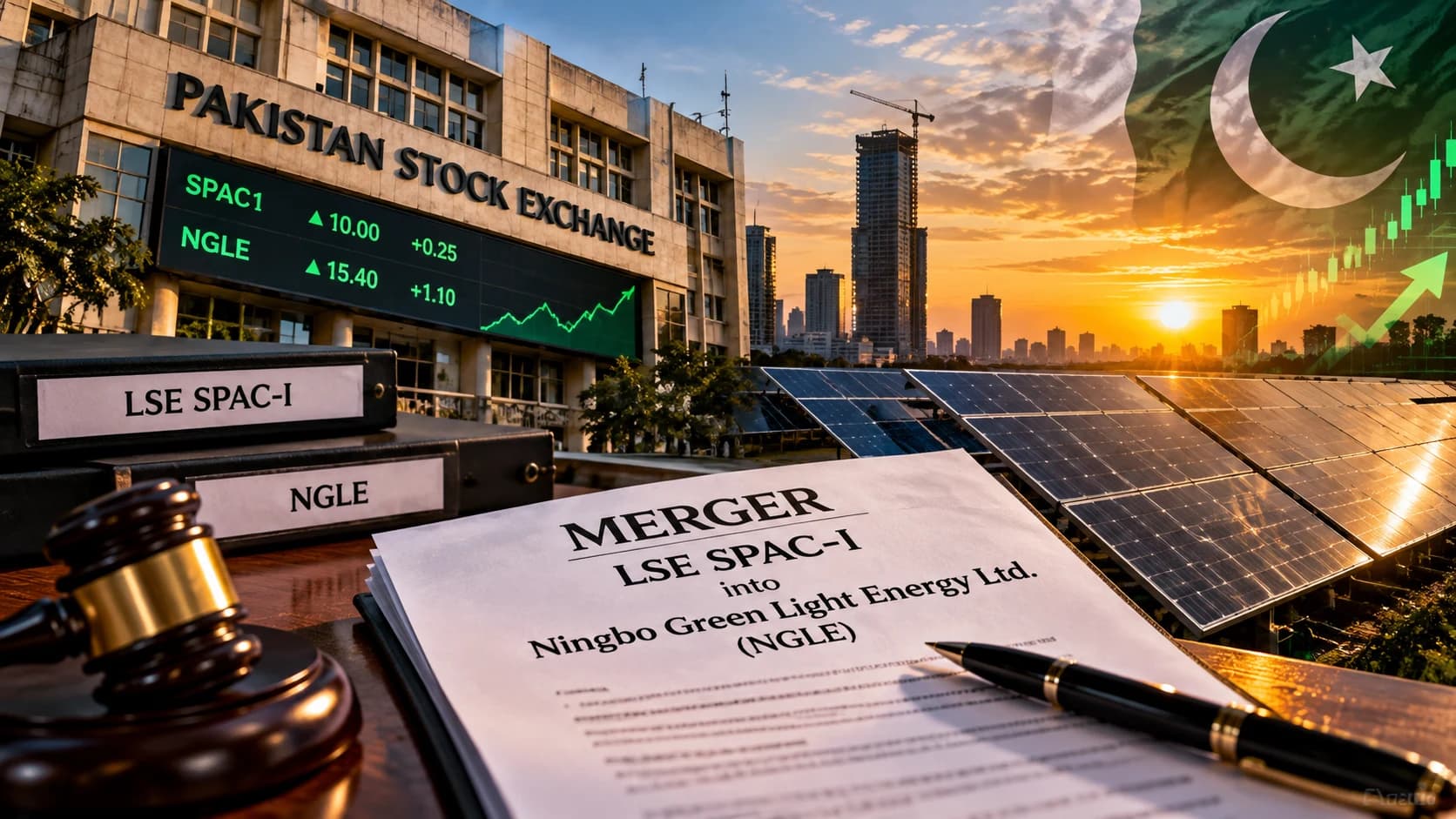 LSE SPAC I merger with Ningbo Green Light Energy completes as Pakistan's first SPAC dissolves after six months.