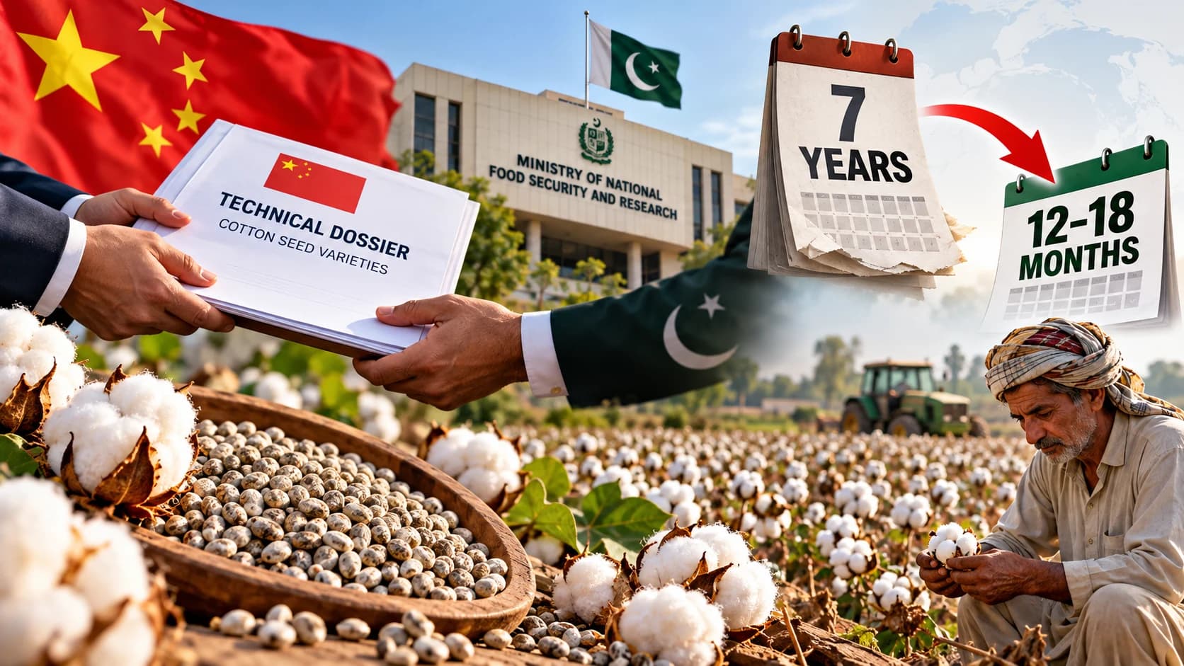 China Sends Cotton Dossier; Pakistan Eyes Seven-Year Approval Cut to 18 Months
